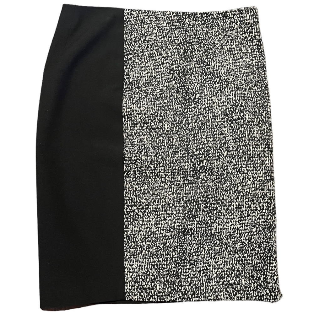 Ann Taylor Tweed Panel Pencil Skirt